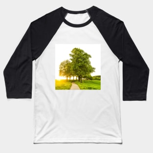 SCENERY 79 - Greens Tree Leaf Nature Wood Grassland Baseball T-Shirt